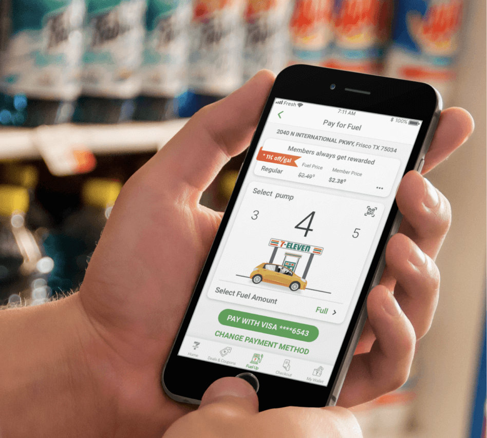 7-Eleven Pay for Fuel Mobile Flow