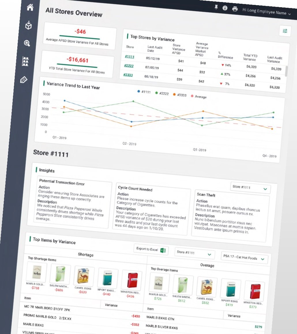 7-Eleven Inventory Walk Tablet Interface